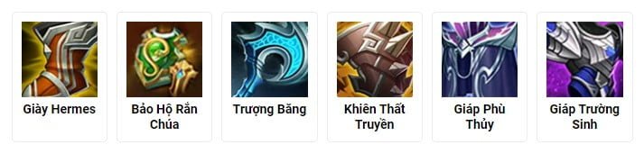 Trang bị cho Minh Thế Ẩn VGVD