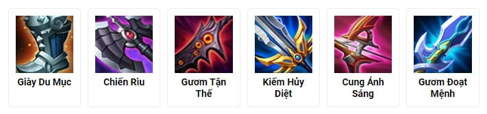 trang bị 2 bạch lý thủ ước