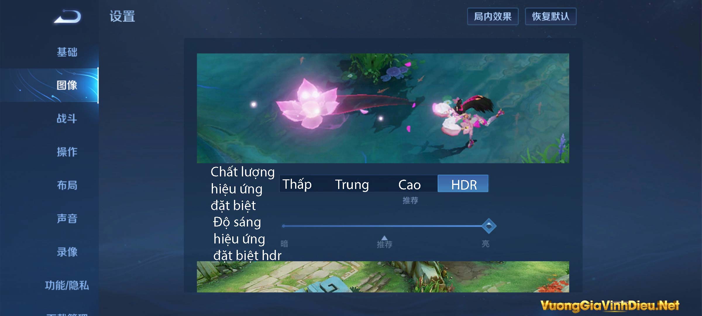 Cài đặt đồ họa 2