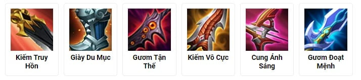 trang bị đi rừng công tôn ly