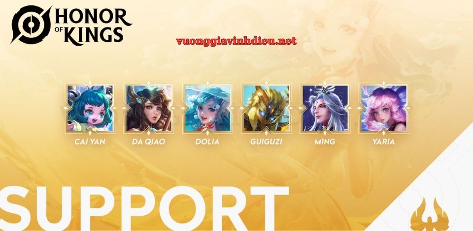 tướng hỗ trợ vương giả vinh diệu