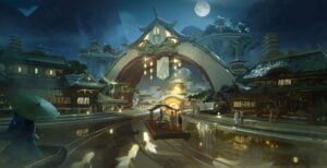 Cầu bể bơi uốn lượn