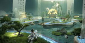 Dòng suối uốn lượn