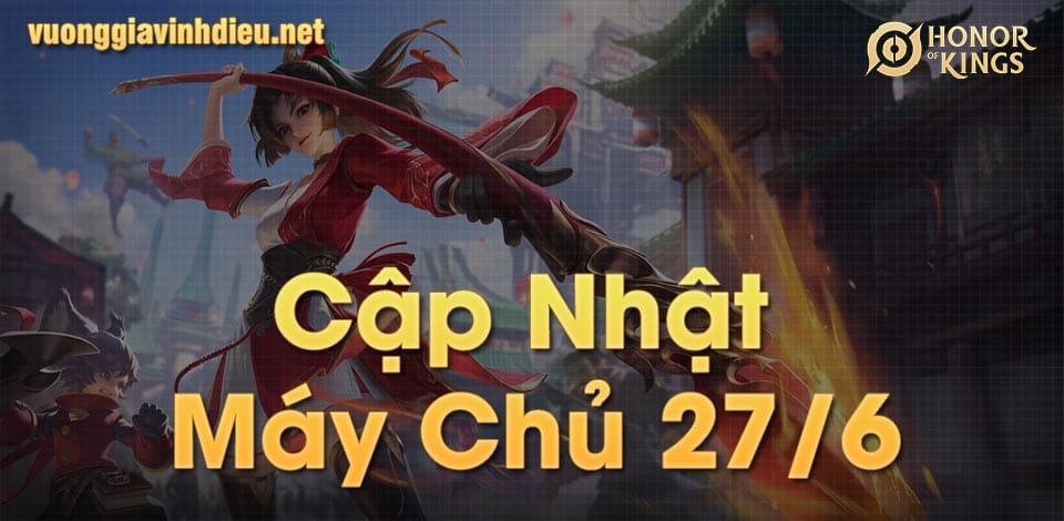 cập nhật máy chủ vgvd 26/7