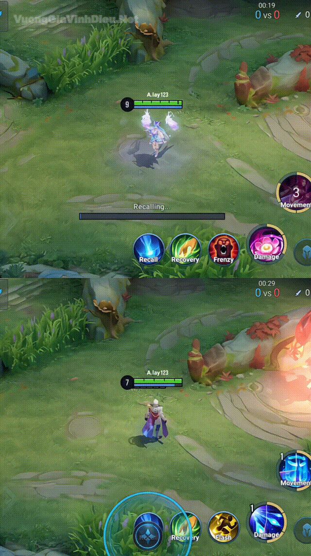 Hiệu Ứng Biến Về Skin Đá Tím VGVD