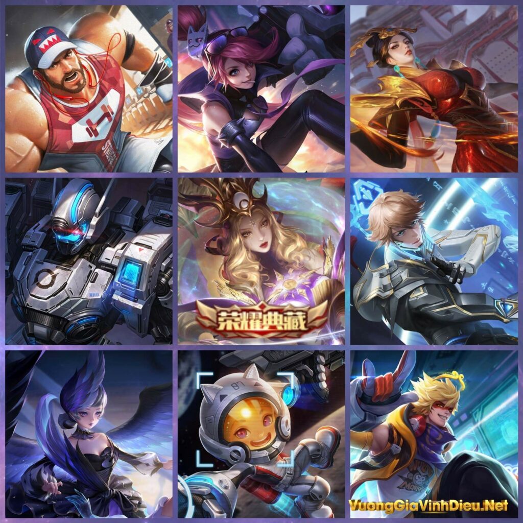 skin vương giả vinh diệu bậc mythic