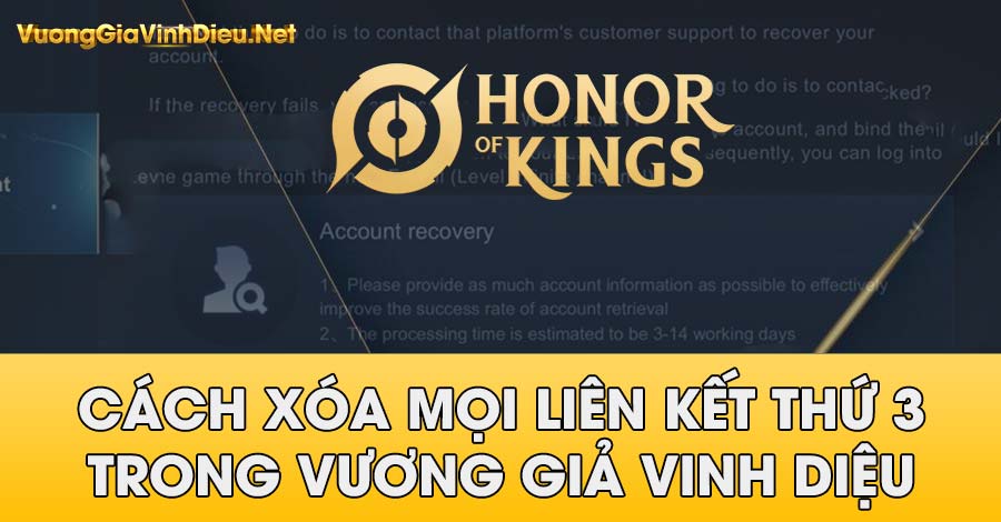 Cách Gỡ Mọi Liên Kết Thứ 3 Trong Vương Giả Vinh Diệu
