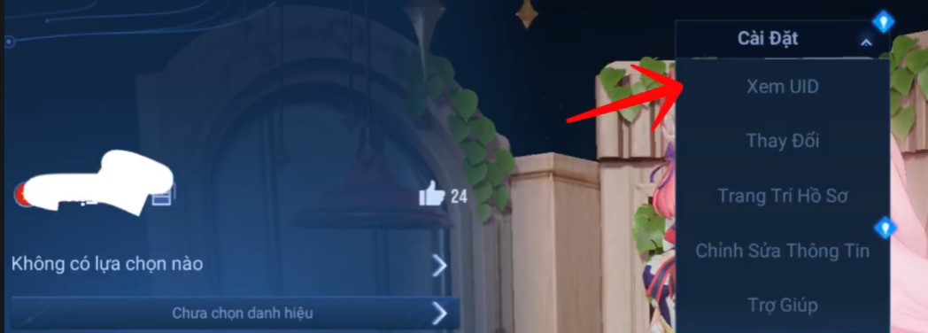 Cách lấy UID game