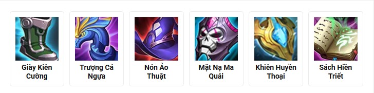 Gợi ý trang bị 1 Biển Thước