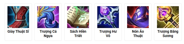 Gợi ý trang bị cho Hải Nguyệt Vương Giả Vinh Diệu