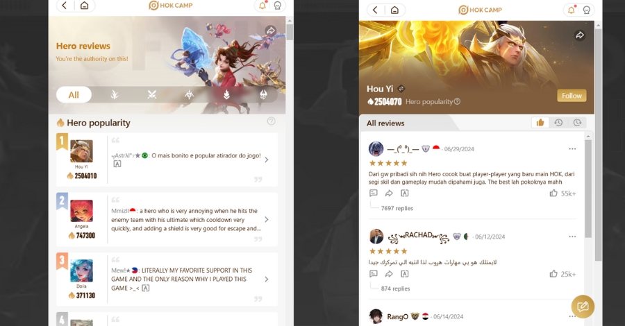 Những đánh giá trực tiếp đến từ cộng đồng người chơi VGVD