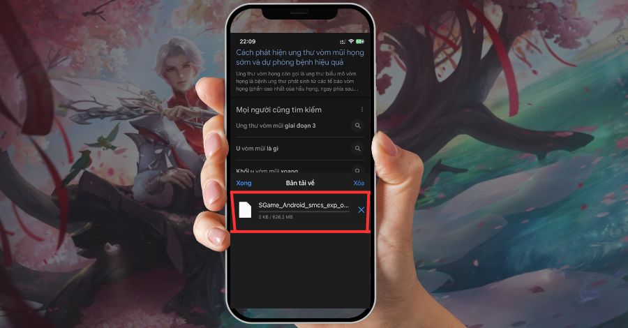 Giao diện tải phiên bản thử nghiệm VGVD về máy