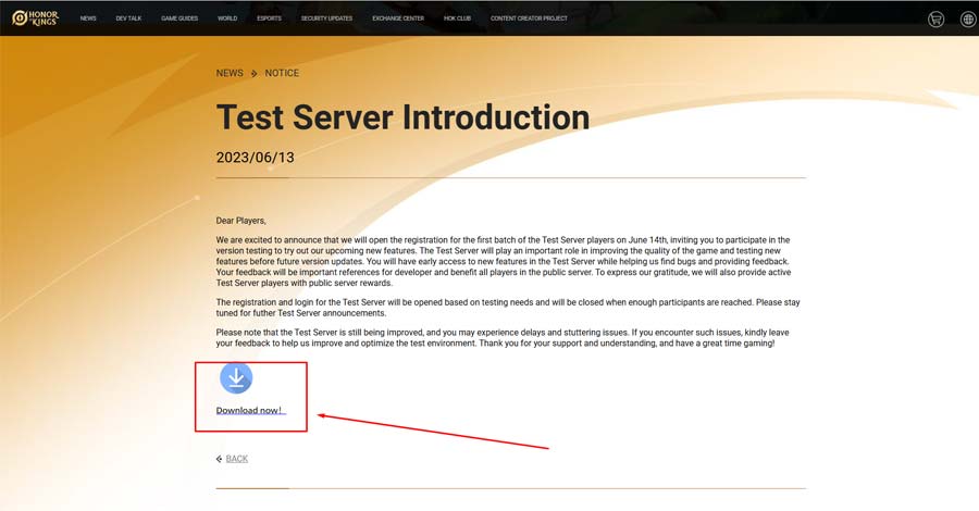 Tải máy chủ thử nghiệm VGVD bản quốc tế
