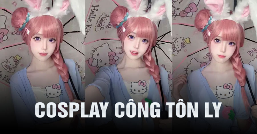 Ảnh Cosplay Công Tôn Ly Vương Giả Vinh Diệu