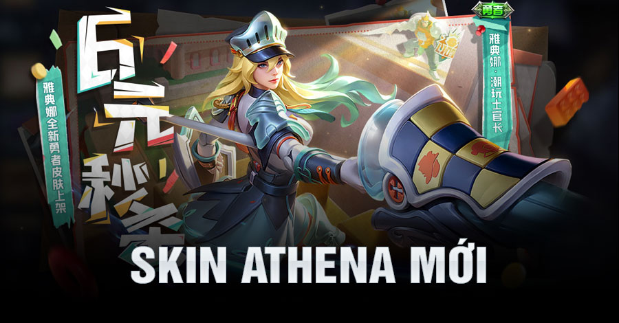 Dự báo skin mới Athena - Sĩ Quan Đồ Chơi Tối Thượng