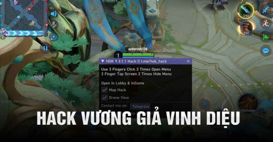 Hack Vương Giả Vinh Diệu
