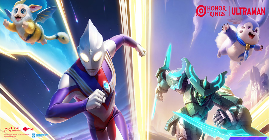 Vương Giả Vinh Diệu hợp tác Ultraman Tiga